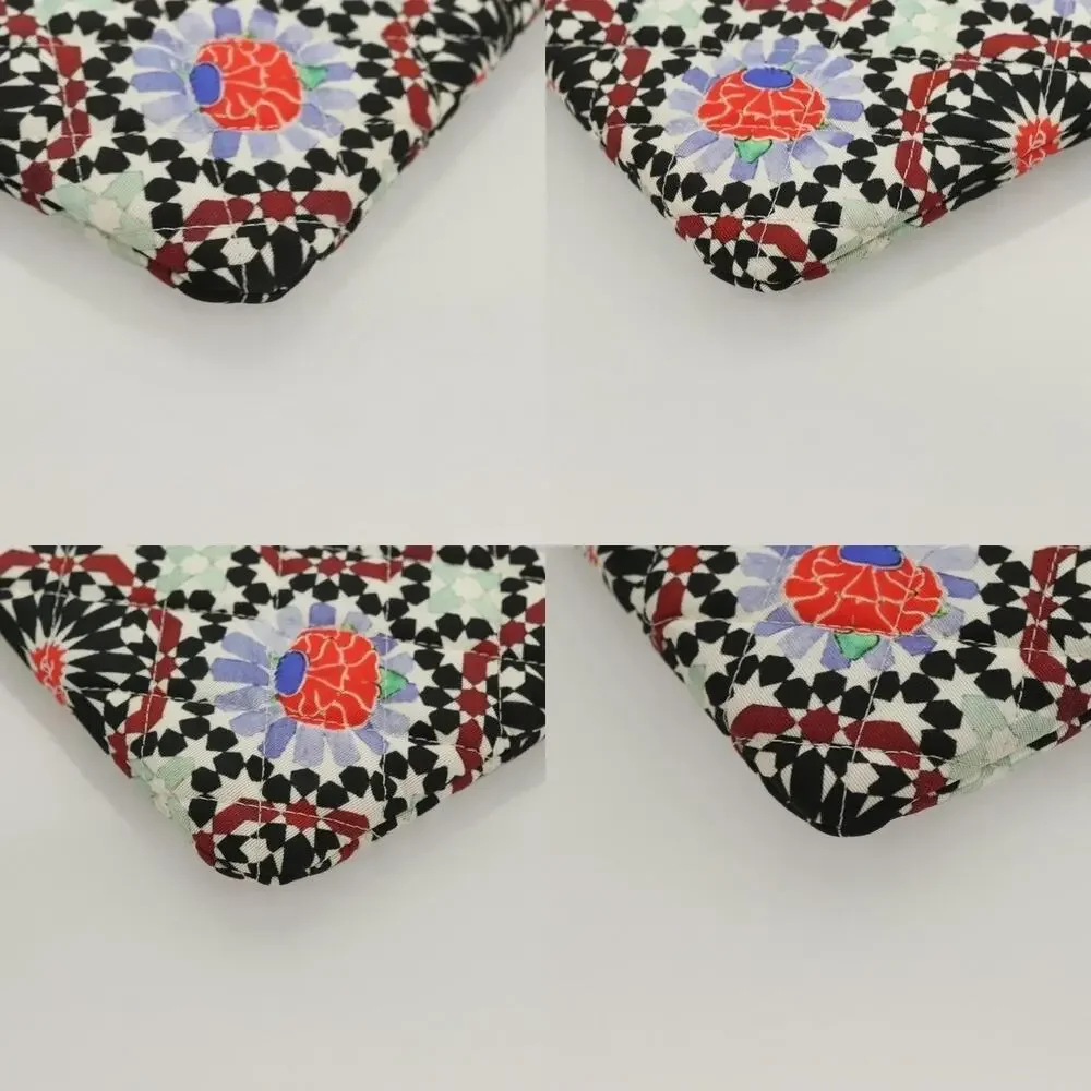 Chanel Matelasse Nylon CC Logo Pouch Multicolor